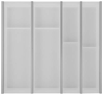 NINKA CUISIO Besteckeinsatz für TANDEMBOX KB 600, Kunststoff weiß