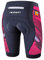 NICEWIN Radlerhose Damen mit Sitzpolster 4D Gepolstert Fahrradhose kurz Sporthose Atmungsaktive Schnell Trocknende Stoßfeste Radlershorts Damen,L,Rot