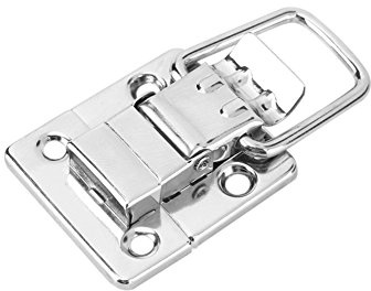 10st Catch Lock, Silver Fästelement Toggle Clamp Clip Latch Chest Hasp for Case Toolbox Lådskåp Resväska