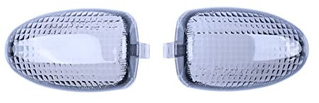 aVDB-moto Coppia Vetro Frecce Anteriore compatibile con BMW R1100GS R 1100GS 1993-99, R850C / R1200C 1997-01, R850GS R 850GS 1996-01, R850R R 850R 2002-09, R850R R850 R 1994-01 (Fumè)