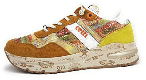 Cetti Damen Sneaker Low in Mehrfarbig, Größe 38