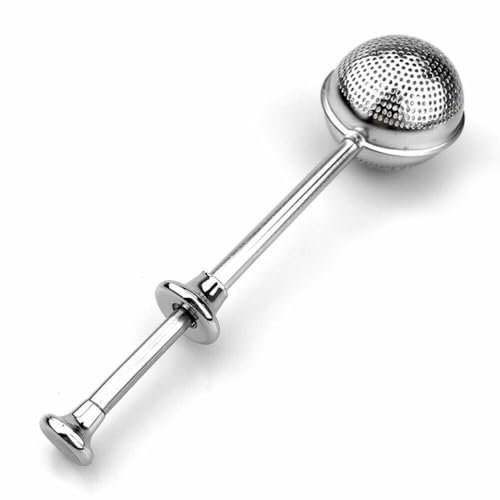 Tea Strainer Tea Infusers Strainer Stainless Cup Hanging Filter Bags Mug Tea Leaf Steeper Diffuser Herbal Spice Tea Maker Reusable Metal Tea Bag Loose Leaf Green Tea Ware Teapot Flour Powder Filter