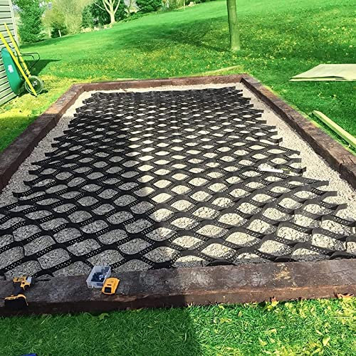 Wabengitter für Terrassen, Garten, flexibles Kies-Bodengitter für Auffahrt, Gehweg und Wege, 3 x 9 m, langlebig, umweltfreundlich, Bodenbelag für den Außenbereich