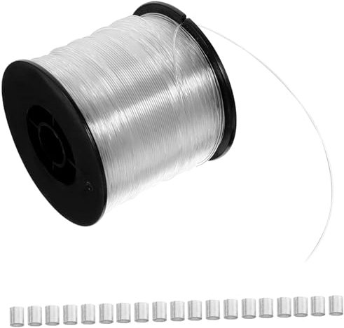 HYTROVE 1set Accessori Per Appendere Foto Corda Trasparente Per Cornici Facile Da Installare Per Decorazioni Murali Casa Ufficio e Scuola Robusto e Durevole