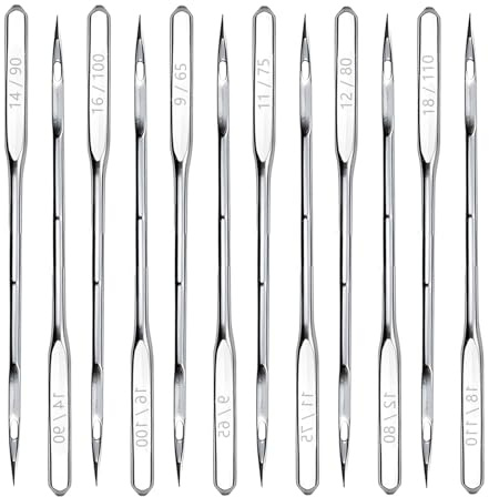 120 Pcs Sewing Machine Needles - Assorted Size 65/9, 75/11, 80/12, 90/14, 100/16, 110/18 (6 Size of 20 Needles)