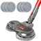 Staubsauger-Aufsatz elektrischer Nass- und Trocken-Moppaufsatz, Ersatz für Dyson V7, V8, V10, V11, 1 Moppaufsatz + 1 Wassertank + 6 Mopp-Tücher