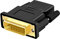 Aolirot - Adaptador DVI a HDMI, doble direccional HDMI HDTV a DVI (1080p, HDMI hembra a conector DVI-D (24+1) macho para conectar dispositivos HDMI a monitores DVI