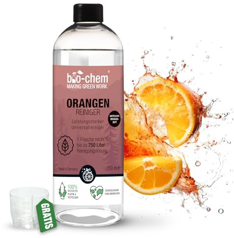 Bio-Chem - Limpiador universal con extractos de piel de naranja 750 ml - Spray detergente para el cuidado del hogar - Productos domésticos para la limpieza del hogar