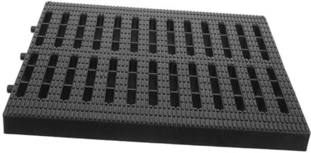 Angoily Plastic Gutter Cover for Outdoor Trench Drain Sturdy Kitchen Drain Grate for Backwater Valve