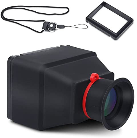 LCD Viewfinder, 3.2inch 3X Camera Viewfinder Foldable Camera Screen Sunshade Hood Magnifier Accessory for DSLR Mirrorless Cameras