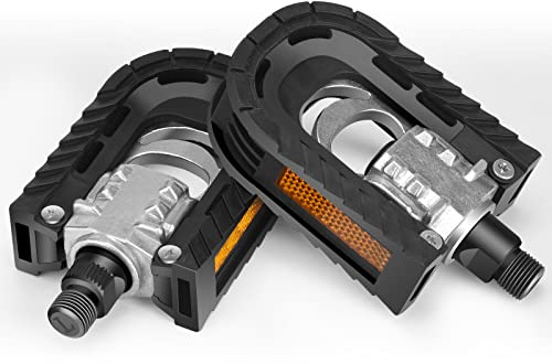Drado 2PCS Bicycle Cycling Bike Pedals Mountain Road Bike Flat Pedals Non-Slip Foldable Accessories