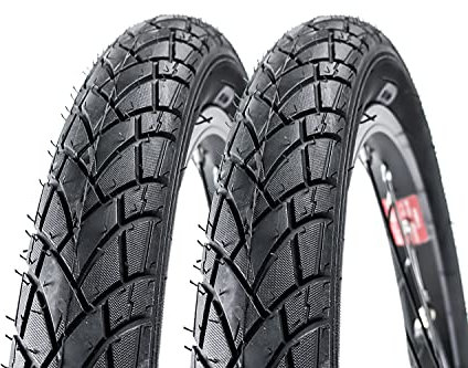 2 Stück 18 Zoll Beyond Fahrrad Reifen 47-355 City Trekking 18x1.75 Schwarz