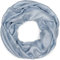 styleBREAKER Damen Loop Schal weich fließend | Seidig glänzendes Halstuch Einfarbig für Sommer & Frühling | Schlauchschal Leicht & Elegant, Farbe:Blau-Grau