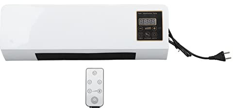 Ozgkee - Calentador de Aire Acondicionado Pequeño, Enfriador y Calentador Portátil, Aire Acondicionado Montado en la Pared, Ventilador Caliente para el Hogar, la Oficina, el