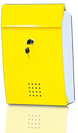 An der Wand befestigter Briefkasten-Briefkasten, Blechhaut-Briefkasten, Villa-Briefkasten, zweifarbiges Mosaik, amerikanischer Zeitungskasten, Wand-Außenwasserdichter Briefkasten, abschließbarer,