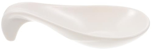 BESPORTBLE Elegante Cucchiaio Per Salsa in Ceramica Cucchiaio Creativo Per Caviale Fegato D'oca Tartufo Nero Per Cucina Gourmet