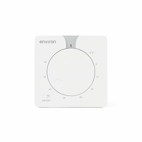 ENVIRON - Raumtemperaturregler ENRTH1 | Raumthermostat Unterputz 230V | Fußbodenheizung Thermostat Heizung
