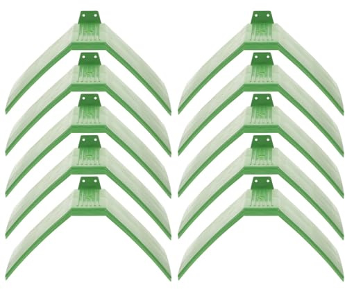 Homoyoyo 10pcs Plastic Pigeon Perch Stand Dove Rest Support Green Playground Skill Development Bird Supplies for Pet Birds Random Style