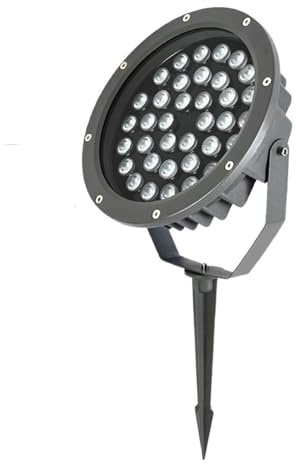 Flutljus, LED utomhus IP66 vattentät arbetsbelysning säkerhetsbelysning landskapsbelysning for trädgårdar gräsmattor gårdar torg(Neutral Light,6W-B)
