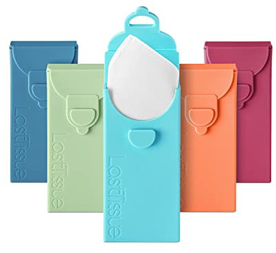 LastTissue® Taschentücher Box - Umweltfreundlich Wiederverwendbare Bio Taschentücher aus Baumwolle (Türkis)