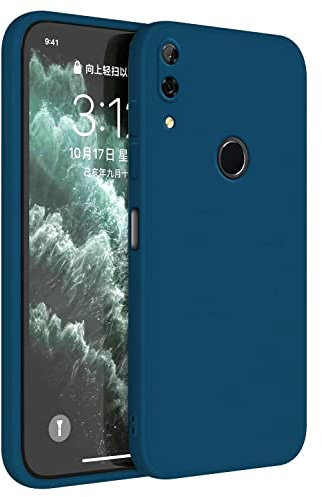 Topme Coque pour Huawei P Smart Z/Honor 9X (6.59 inches) Etui Housse, Protecteur de Peau en Silicone TPU - Bleu Saphir