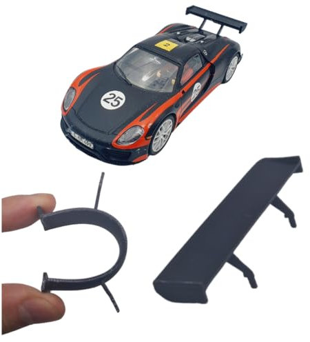 Blackslot Flexibler Spoiler passend für Carrera Digital 132 Porsche 918 Spyder Tuning Kleinteil Ersatzteil Zubehör