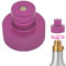 HPiano CO2 Quick-Adapter,Schnelladapter für CO2 Soda,Sodastream Adapter,Geteilter CO2 Quick-Adapter,Schnelladapter für CO2 Soda kompatibel mit Duo/Terra/Art,Trapezgewinde TR21-4
