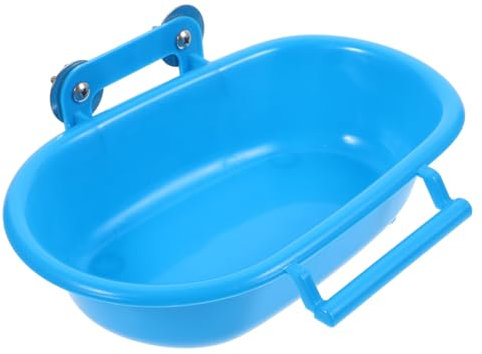 Supvox Papagei Wanne Für Käfig Vogelbadewanne Aus Pp-Material Hängende Vogelbadebox Wiederverwendbarer Sittichbadebehälter Für Käfigzubehör