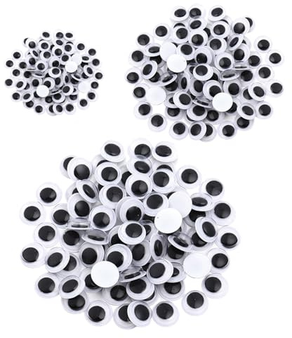 UOPJDD 300 Morceaux D'Autocollants pour Les Yeux, des Matériaux De Bricolage Faits À La Main, des Autocollants Créatifs Et Intéressants, des Poubelles Et des Armoires.