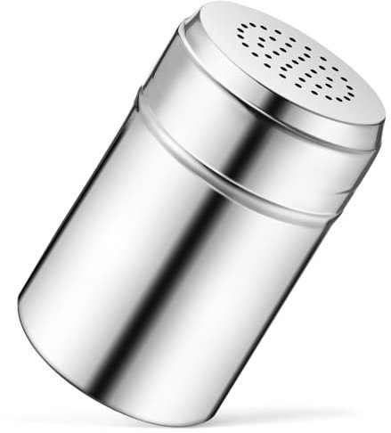 UTHCLO Condimenti Acciaio Inossidabile Shaker per Contenitore Versatile per Cucina e Grigliate Facile da Riempire e Design