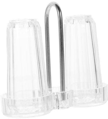 TOPPERFUN Dispenser per Spezie con Acrilico Contenitore per Shaker per Condimenti Cucine e Barbecue