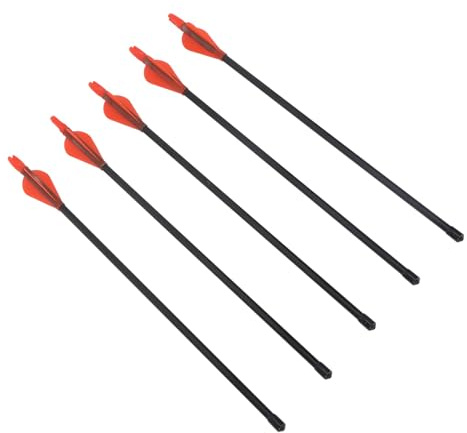 Neiyty Frecce da Lancio 5 Pezzi in Gomma Fatte a Mano per Giochi Sicuri per i Bambini e Pratica di Tiro con L' 41 Cm