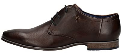 bugatti Herren 311-A311L-4100-6100 Schnürer, Dark Brown, 43 EU