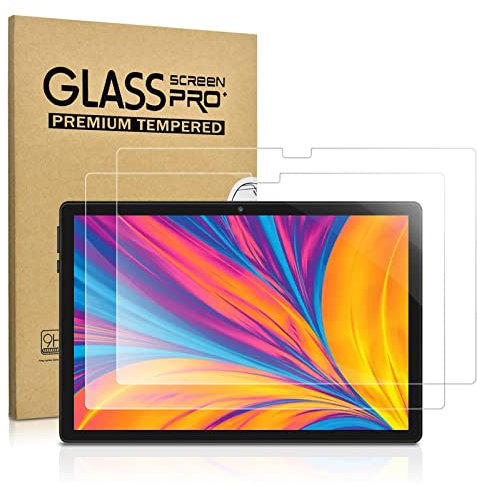 KATUMO [2 Pack Universal 10 Inch Screen Protector compatible with Hotlight/HiGrace/BENEVE/Ainmel 10 inch/UAUU 2023 New Clear Scratch Resistant Tempered Glass
