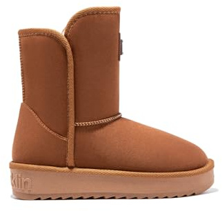 D.Franklin - Bottes Australiennes Hiver Femme avec Intérieur en Fourrure - Nordic V.2 Basic Low