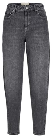 Jack & Jones Jeans da Donna JXLISBON Mom HW C4144 DNM Noos, Grigio Denim., 28W x 32L