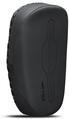 Mytra Fusion. Muay Thai Pad Böjd Karate Kick Pad för kampsport, Kickboxning, Taekwondo, Träning, Muay Thai Kick Pads Karate Shield Punch Pad X 1 Enhet Enkel