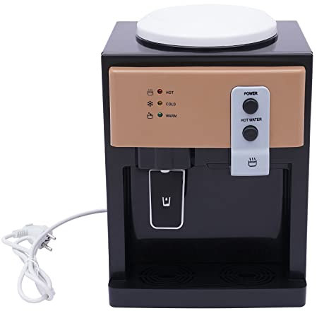 Dispensador de Agua Encimera con Base de Agua Extraíble y Función de Refrigeración y Calefacción Water Dispenser Sobremesa para Oficinas, Mesillas Noche, Mesas Café, Mostradores Bar