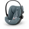 CYBEX Gold Babyschale Cloud G i-Size Plus, Inkl. Neugeboreneneinlage, Ab Geburt bis ca. 24 Monate, Für Kinder ab 40 cm bis 87 cm, Max. 13 kg, Stormy Blue