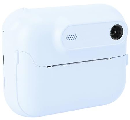 Barnkamera Instant Print, 48MP 1080p HD Toddler Instant Cameras Print Photos 6x Zoom, Kids Digital Cam med MP3 -spel för Födelsedagspresenter (Blå)
