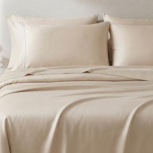 Antilo Sábanas Bambú 300 Hilos Efecto Seda, Frescas Verano, Cama 200