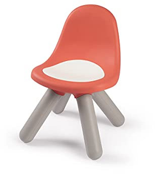 Smoby - Kid Stuhl Ziegelrot – Design Kinderstuhl für Kinder ab 18 Monaten, für Innen und Außen, Kunststoff, ideal für Garten, Terrasse, Kinderzimmer, 880107