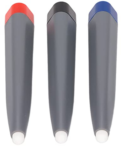 Jectse Stylo de Tableau Blanc Numérique, 3pcs Système de Tableau Blanc Interactif Infrarouge Stylet de Tablette à écran Tactile Professionnel pour écran Multimédia de Présentations