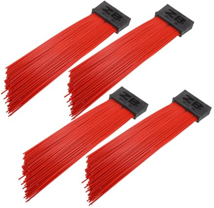 JECOMPRIS 4pezzi Testa Per Scopa e Accessorio Per Pulizia Esterno Spazzola Per Pulizia Strade Rimozione Polvere Efficiente Per Veicoli