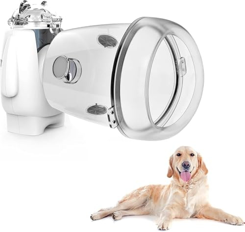 FURGUARD Nebulizador para Mascotas Grandes, nebulizador para Perros y mascarilla de inhalación para Perros Grandes, silencioso y Ligero(L).