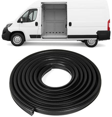 Sliding Side Door Rubber Seal, Pinch Weld Body Weatherstrip, Noise Reduction Trim for Van & Campervan Conversion, Fits Ducato, Boxer, Relay (X250 X290) 2006-Onwards, 1372705080