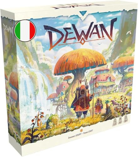 Asmodee - Dewan, Gioco da Tavolo Strategico di Posizionamento, Conquista e Gestione delle carte, Carte da Gioco, 2-4 giocatori, 10+ Anni, 40 min, Edizione in Italiano