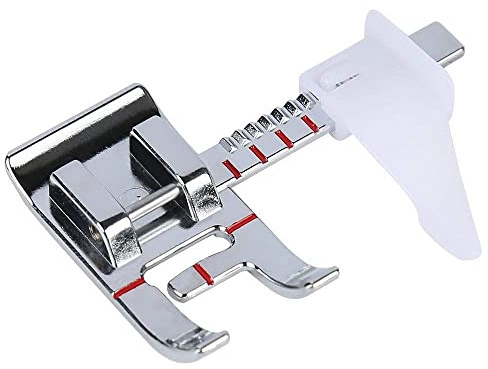 CENPEK Adjustable Guide Sewing Machine Presser Foot Fits for Low Shank Domestic Sewing Machine Snapping On Brother, Babylock, Singer, Janome, Juki, New Home