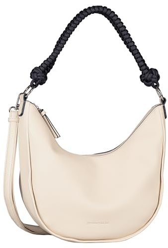 TOM TAILOR Alanis Damen Hobo Bag Schultertasche Mittelgroß Weiß