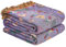 HOORDRY Premium Musselin Tagesdecke, Doppelseitig Kuscheldecke,Tagesdecke Boho 200×230CM,100% Baumwolle Sofaüberwurf Mit Fransen,Baumwolldecke,Bett-Überwurf,Couch-Überwurf